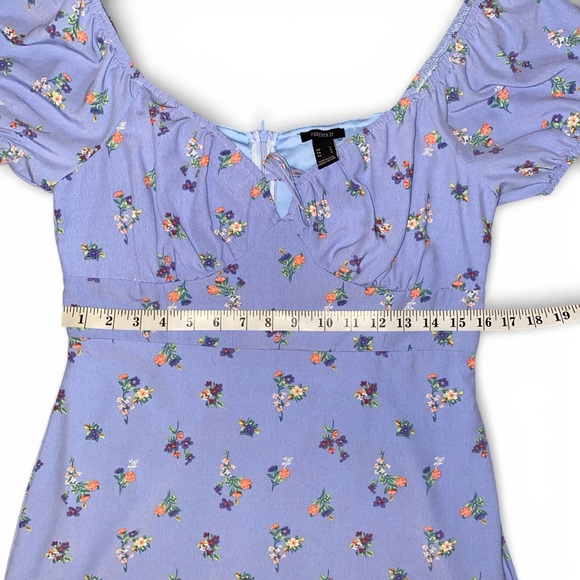 Forever 21 Floral Puff Sleeve Dress - Picture 2 of 14